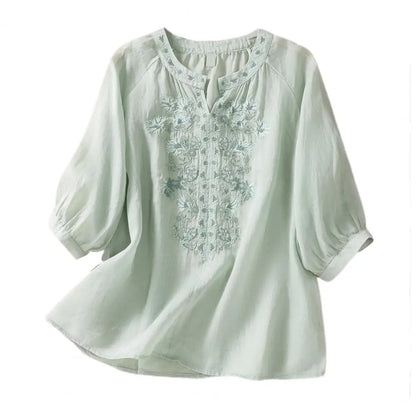Fiorita Linen Blouse