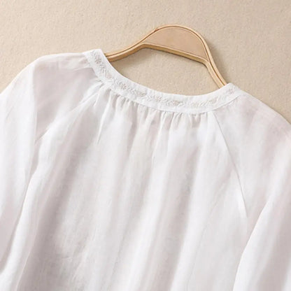 Fiorita Linen Blouse