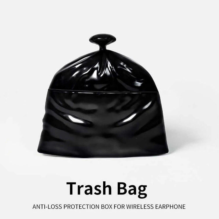 Rubbish Bag Headphones Cover