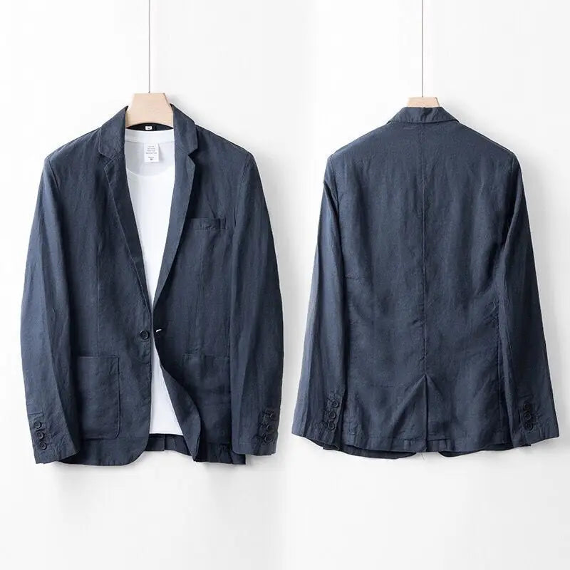 Caldo Cotton Two-piece Blazer Set