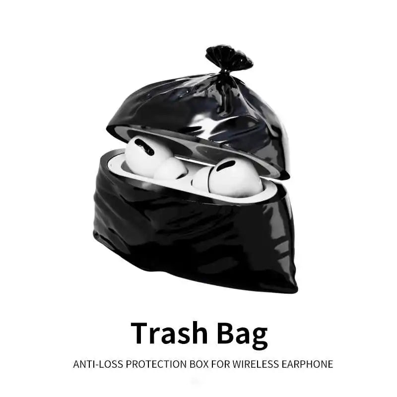 Rubbish Bag Headphones Cover