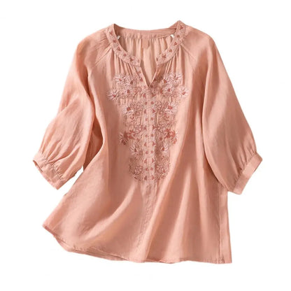 Fiorita Linen Blouse