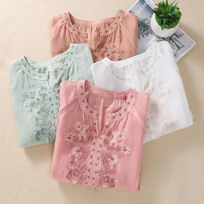 Fiorita Linen Blouse