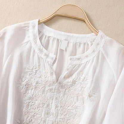 Fiorita Linen Blouse