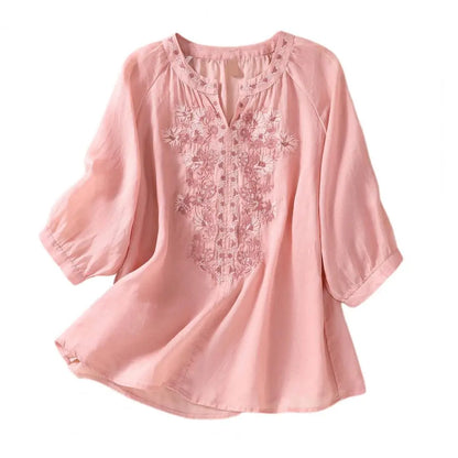 Fiorita Linen Blouse