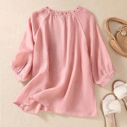 Fiorita Linen Blouse